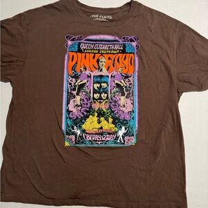 Pink Floyd Brown Concert Tee, London Southbank, Men's Large #1080